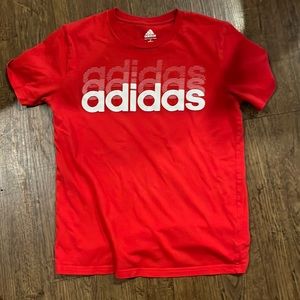 Adidas red shirt